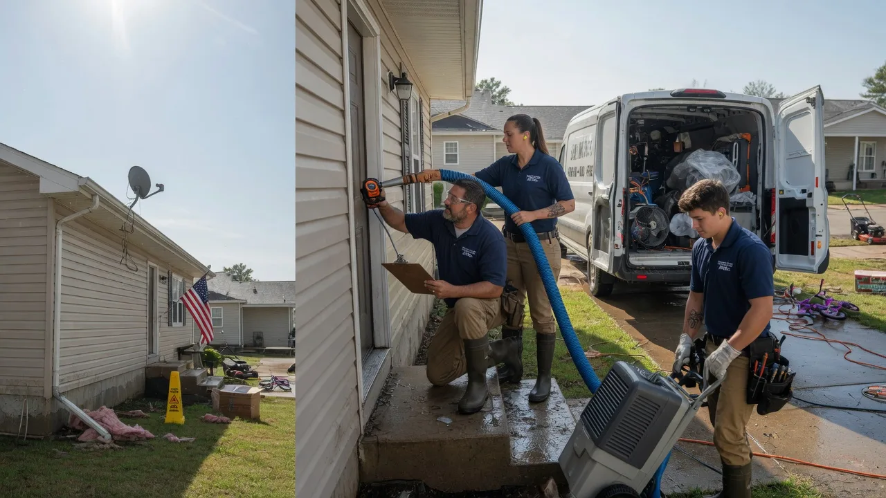 Ceiling Water Damage Restoration in Georgetown, IN near me